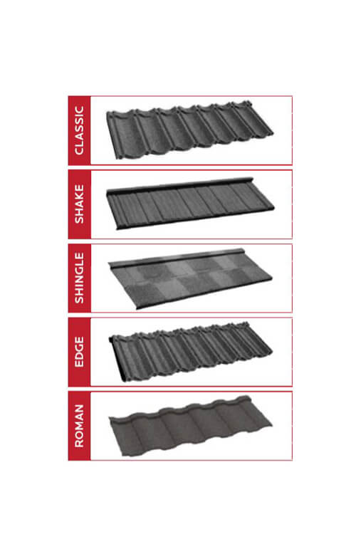 Stone Coated Metal Roofing Tiles